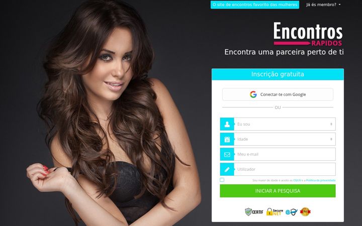 Screenshot of encontros-rapidos.com
