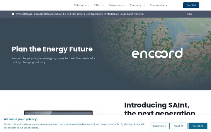Screenshot of encoord.com