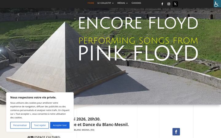 Snímek obrazovky encorefloyd.fr