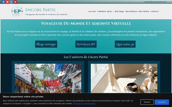Screenshot of encorepartie.com