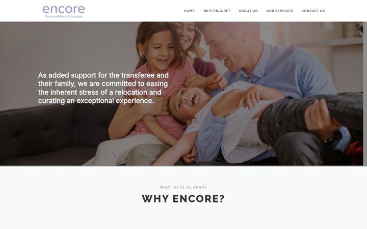 Screenshot of encoresupportgroup.com