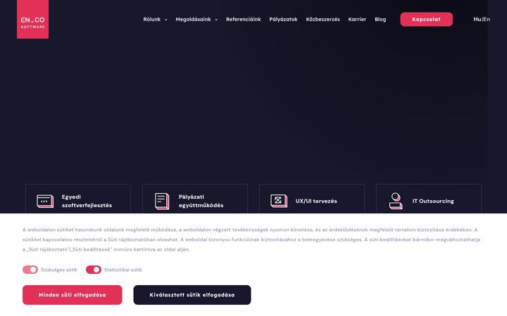 Snímek obrazovky encosoft.hu