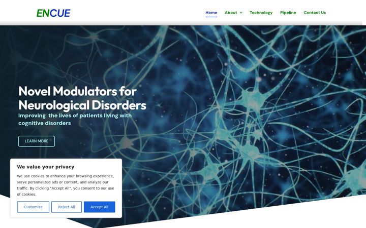Screenshot of encueinc.com