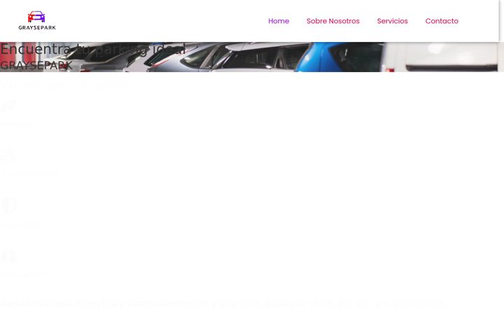 Screenshot of encuentraparking.com