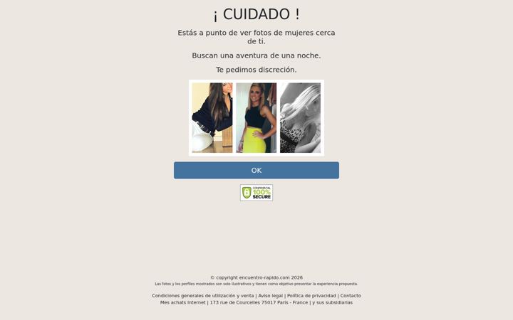 Screenshot of encuentro-rapido.com