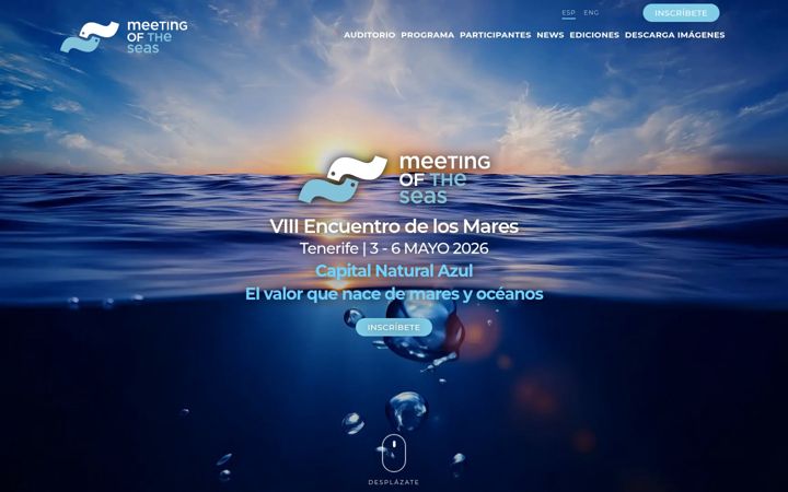 Screenshot of encuentrodelosmares.com