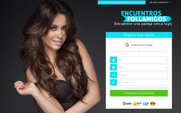 Screenshot of encuentros-follamigos.com