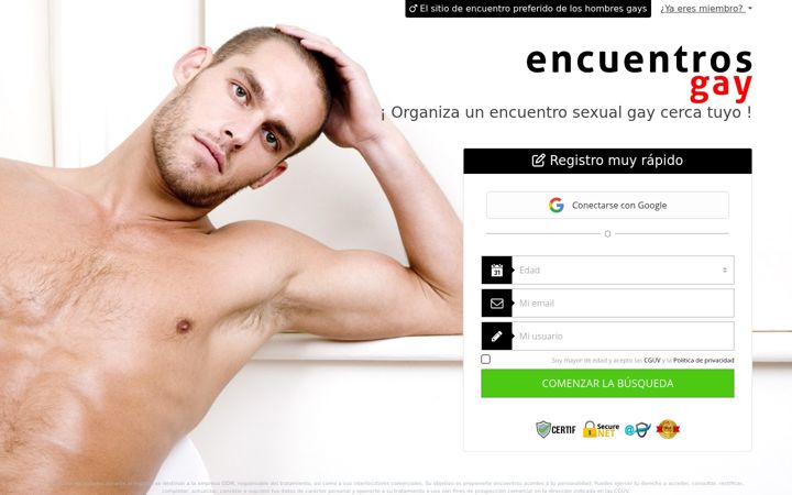 Screenshot of encuentros-gay.com