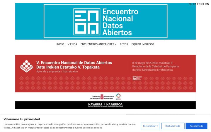 Screenshot του encuentrosdatosabiertos.es