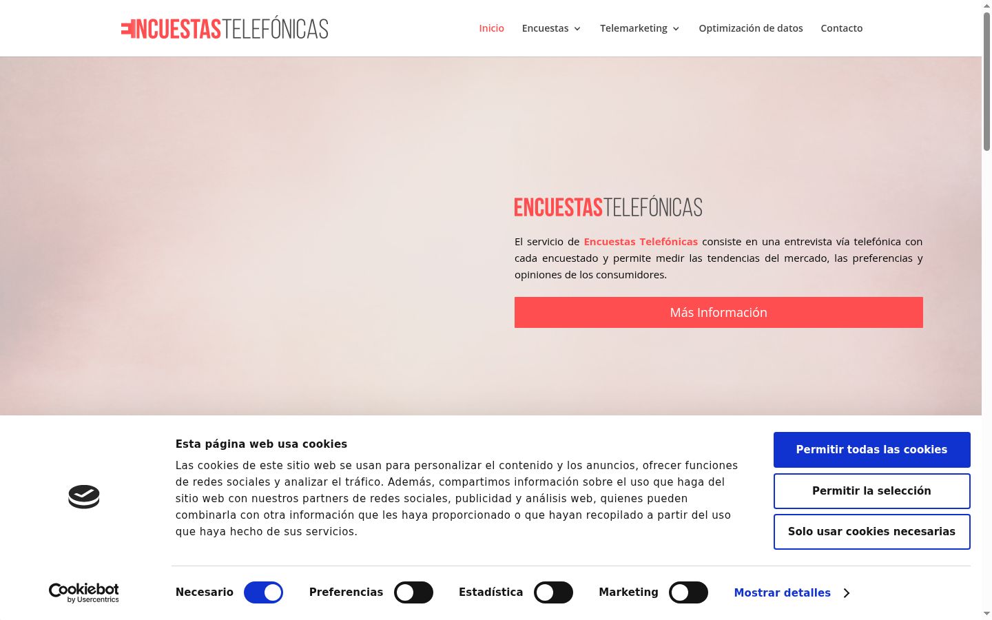 Screenshot του banner συγκατάθεσης που εμφανίστηκε πριν από οποιαδήποτε αλληλεπίδραση