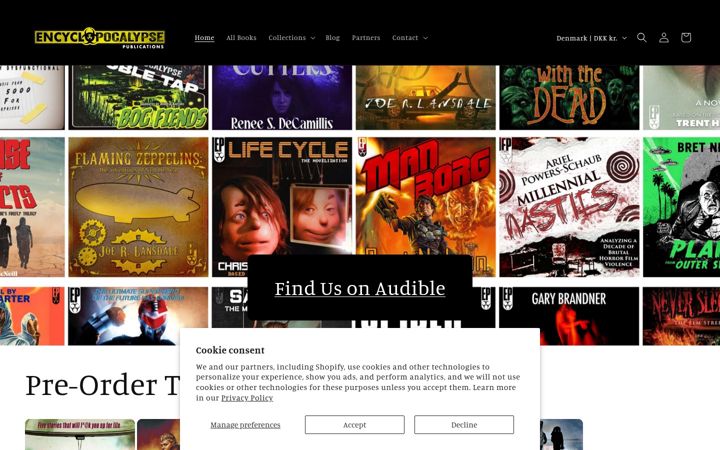 Screenshot of encyclopocalypse.com