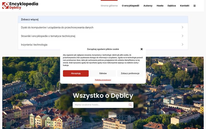 Ekrānuzņēmums no encyklopediadebicy.pl