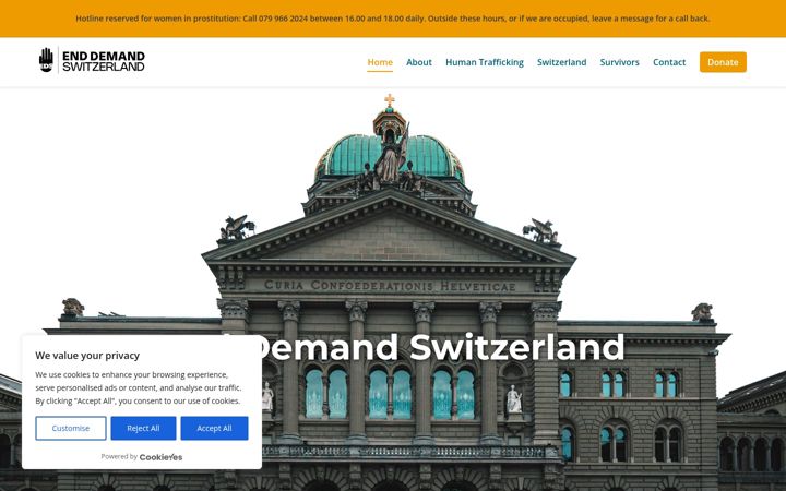 Screenshot von end-demand.ch