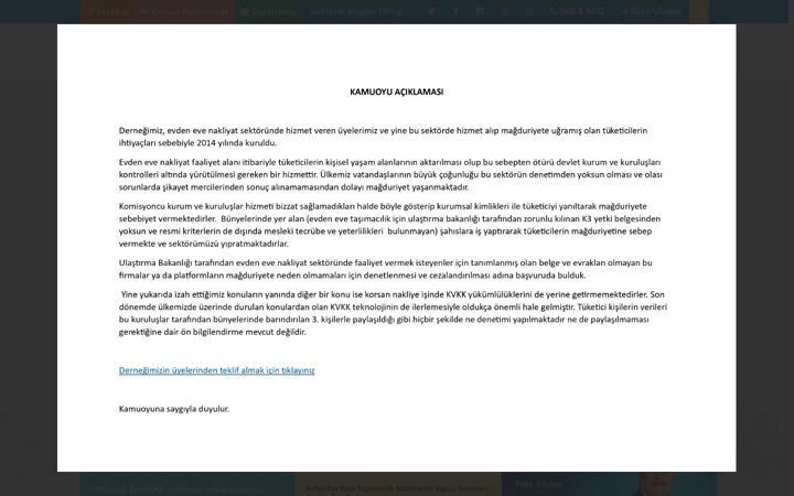 Screenshot stránky end.org.tr
