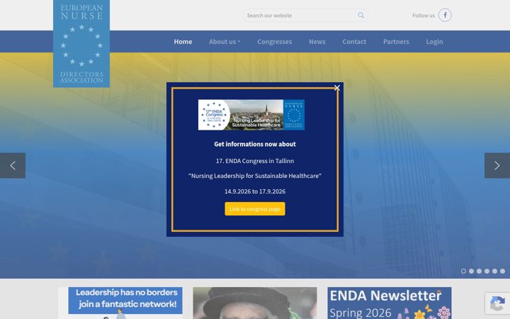 Captura de ecrã de enda-europe.net