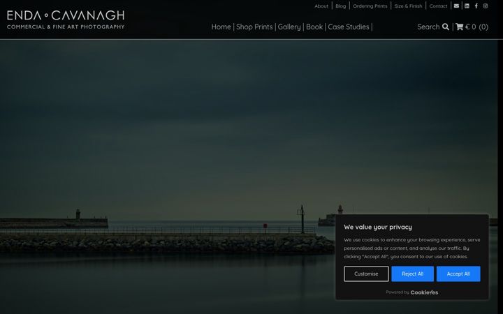 Screenshot of endacavanagh.com