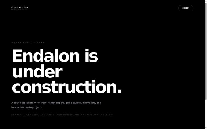 Screenshot of endalon.com