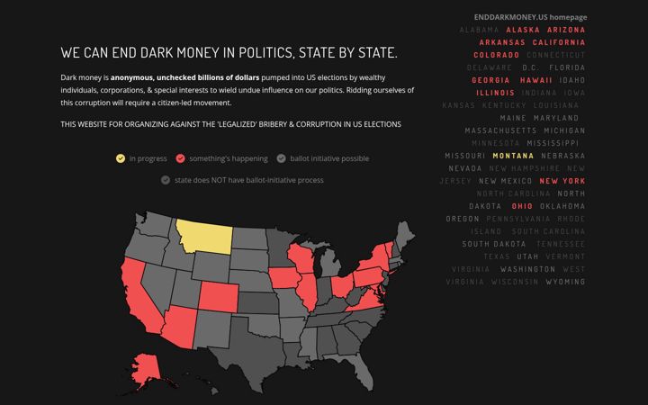 Képernyőkép: enddarkmoney.us