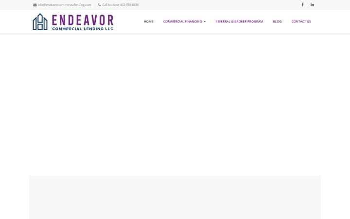 Screenshot of endeavorcommerciallending.com