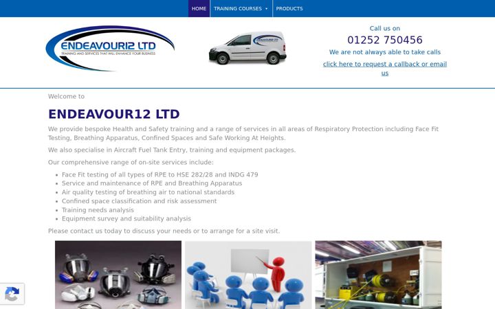 Screenshot of endeavour12.com