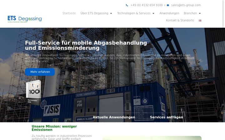 Screenshot of endegs.com