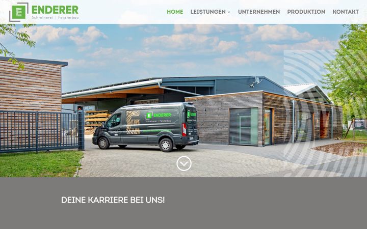 Ekrānuzņēmums no enderer-gmbh.de