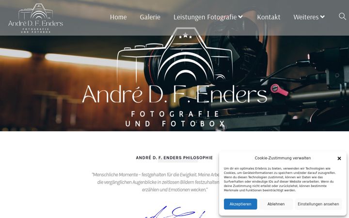 Screenshot of enders-design.de