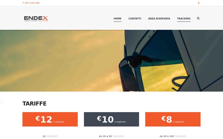 Screenshot von endex.eu