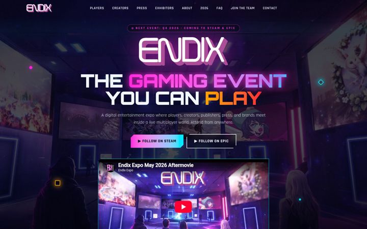 Screenshot of endix-expo.com