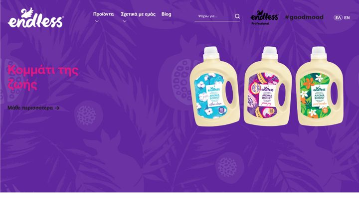 Екранна снимка на endless.com.gr
