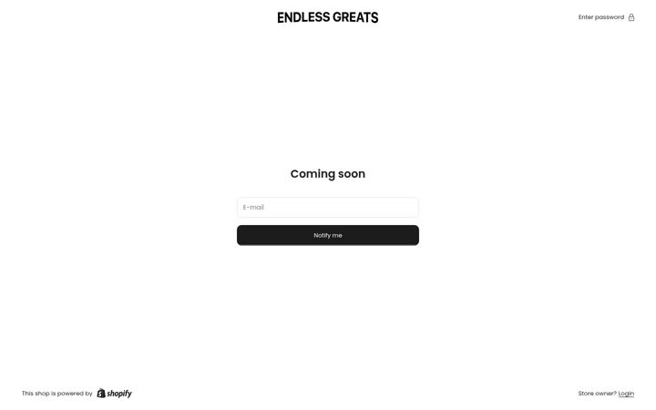 Screenshot of endlessgreats.com