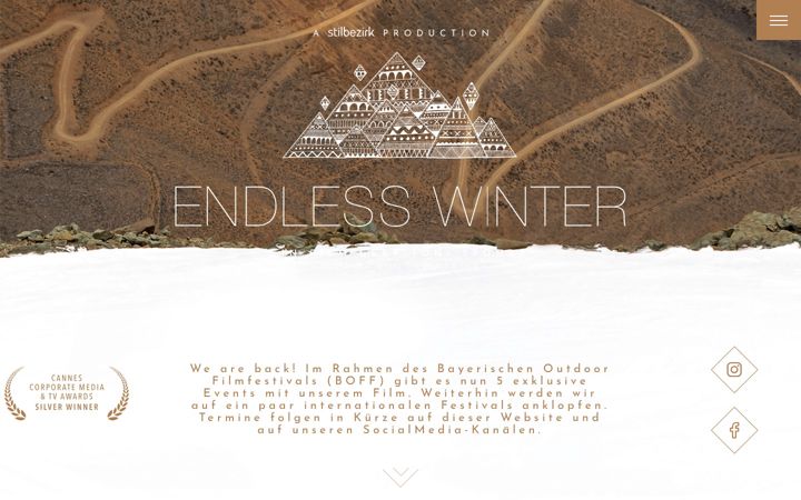 Screenshot of endlesswintermovie.com
