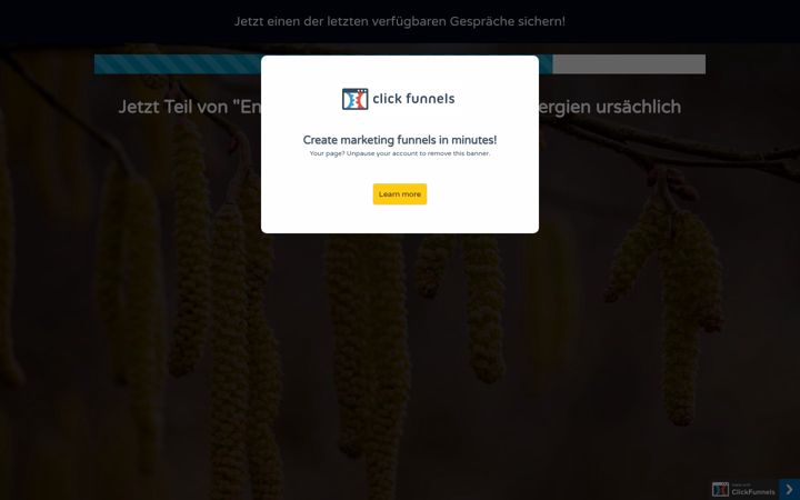 Screenshot of endlich-allergiefrei.de