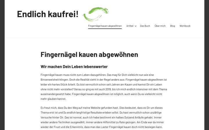 Képernyőkép: endlich-kaufrei.de