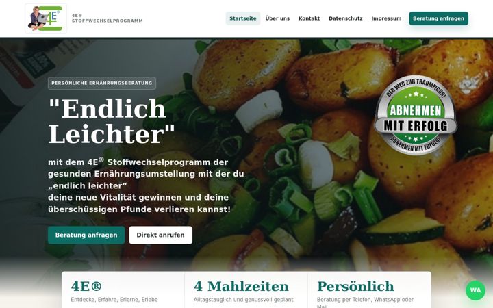 Képernyőkép: endlich-leichter.de