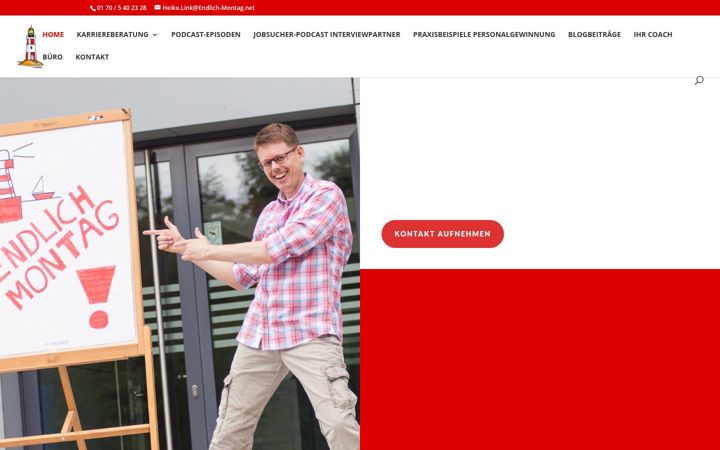 Captura de ecrã de endlich-montag.net