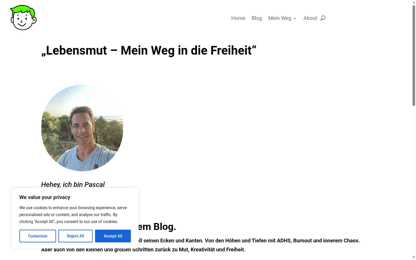 Screenshot tal-banner tal-kunsens muri qabel kwalunkwe interazzjoni