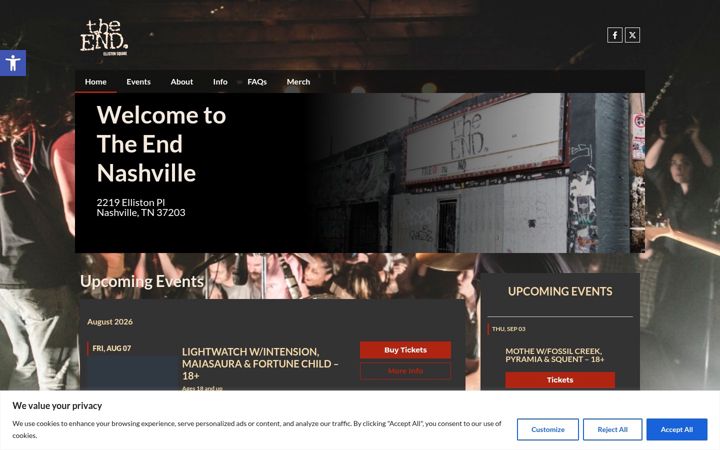 Screenshot of endnashville.com