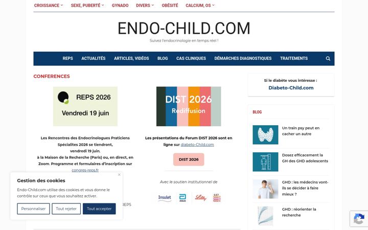 Screenshot of endo-child.com