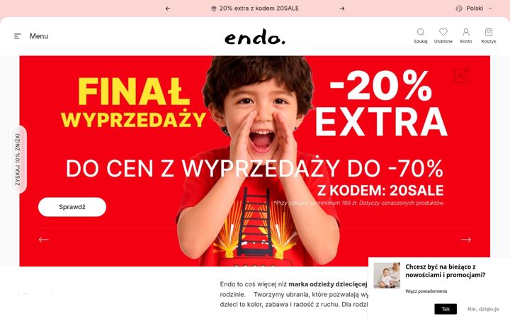 Ekrānuzņēmums no endo.pl