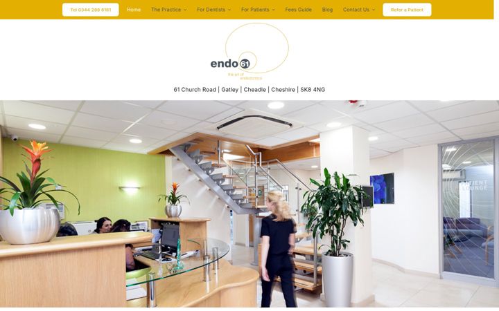 Screenshot of endo61.com