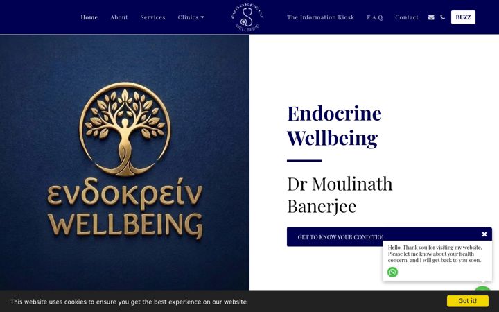 Captura de ecrã de endocrinewellbeing.org