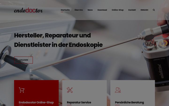 Screenshot του endodoctor.de
