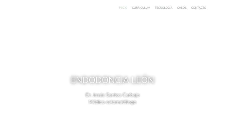 Screenshot of endodoncialeon.com