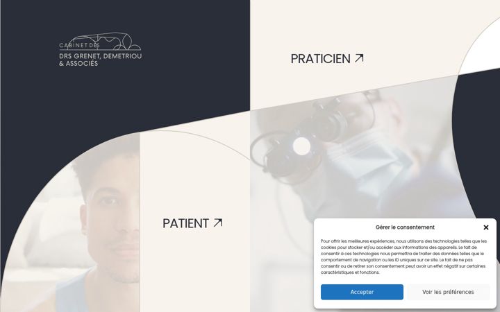 Screenshot von endodontie-lillois.fr