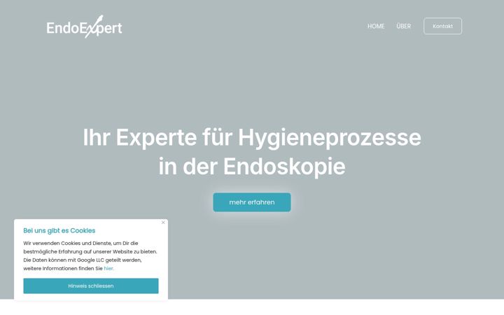 Screenshot von endoexpert.ch