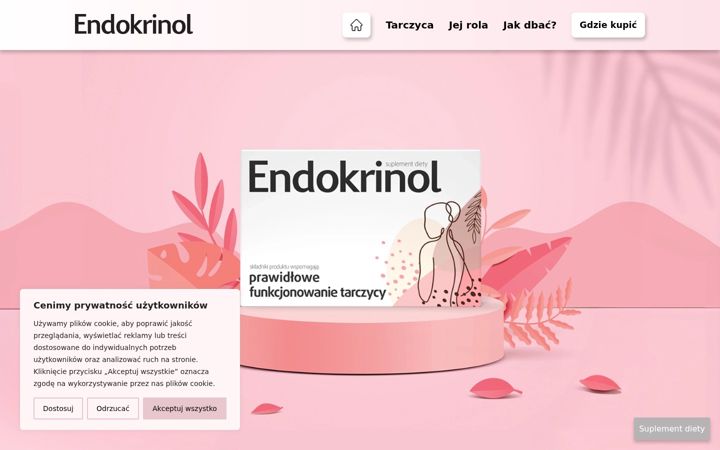 Ekrānuzņēmums no endokrinol.pl
