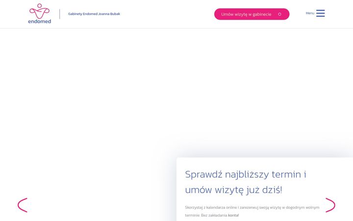 Ekrānuzņēmums no endomed-ginekologia.pl