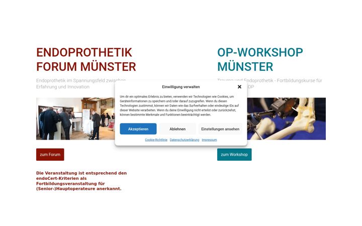 Screenshot του endoprothetik-muenster.de
