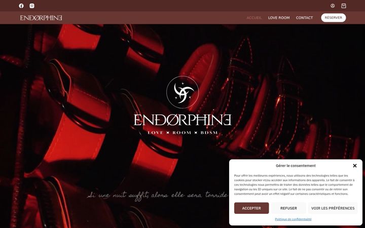 Screenshot of endorphine-love-room-bdsm.com